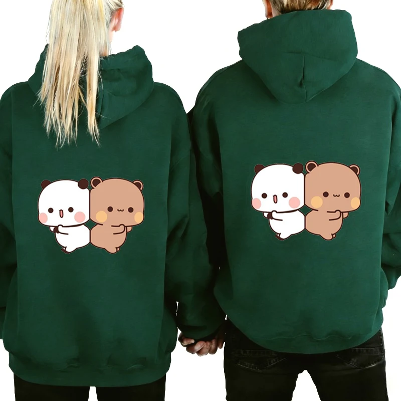 Conjuntos de pareja Sudadera con capucha Pareja Conjuntos a juego Playera Bubu Y Dudu Sudadera con capucha Regalo de San Valentín Jersey de San Valentín Ropa de pareja a juego