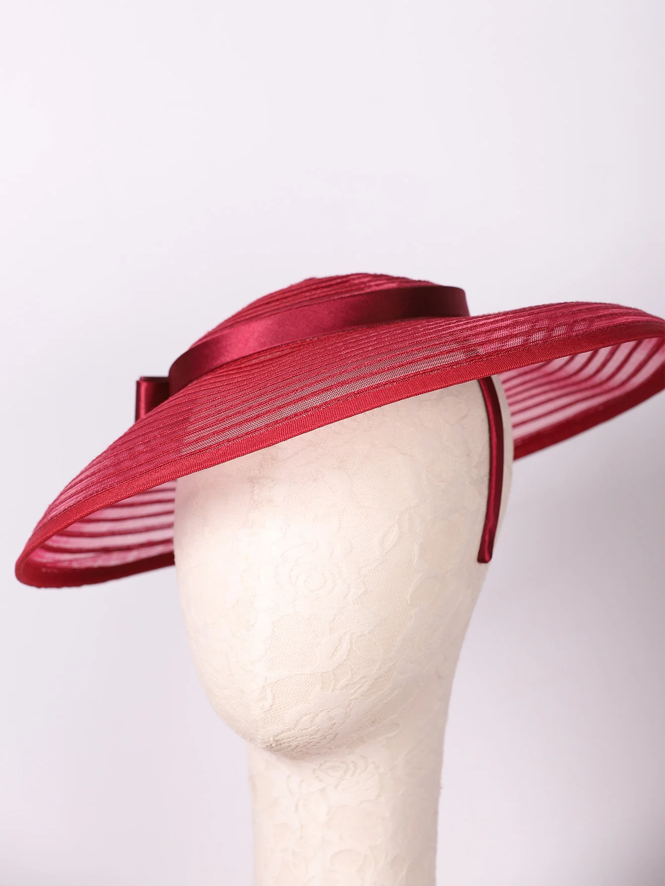 Große Kirche Pillbox Hüte Breite Krempe Fascinator Hüte für Frauen Damen Kentucky Lady Bow Party Kleid Cocktail Hut Hochzeit Braut – Detail 13
