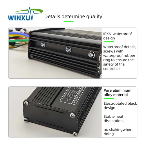 Imagen 2 del producto Controlador Universal de onda sinusoidal de Motor sin escobillas, 48V, 20A, 500W, TF-100, pantalla LCD TF100, Kit de acelerador para patinete eléctrico kugoo M4