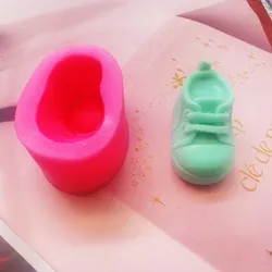3D Stereo Shoe Shape Resin Molds Silicone Crafts Silicone Mold for Candle Making Supplies Soap Making dh2837