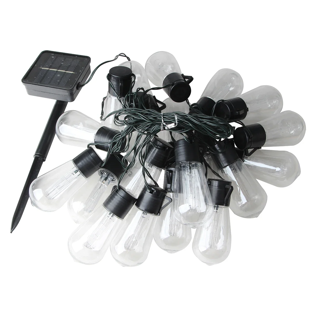 LED Solar String Light Outdoor Garland Christmas Globe Bulbs Decoration Camping Garden Party Terrace Fairy Lamp Solar Garden art