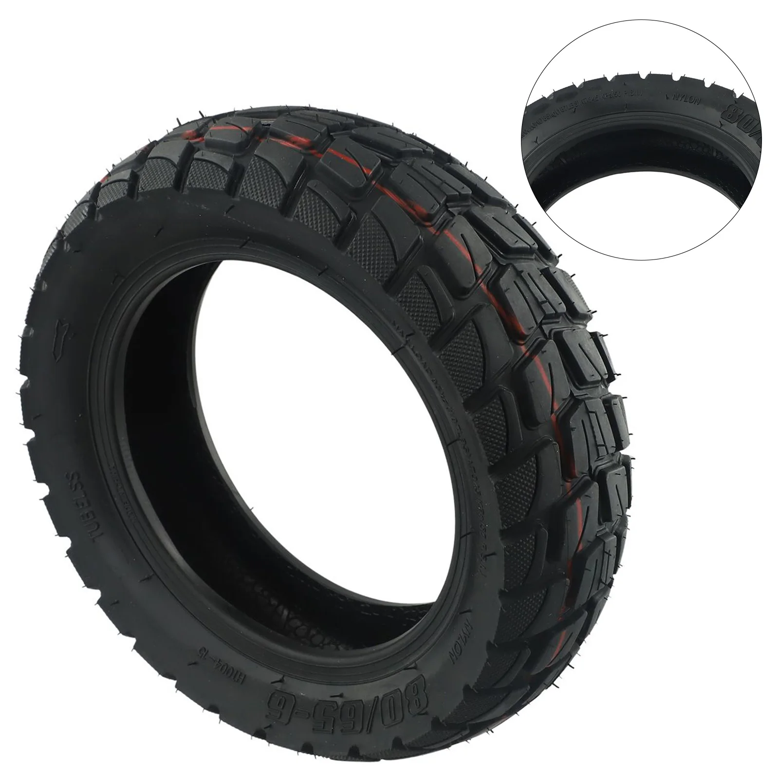 Opona bezdętkowa 10 cali 80/65-6 terenowa/szosowa, grubsze opony terenowe/szosowe do hulajnogi elektrycznej Kugoo M4, wymiana opony 10x3.0