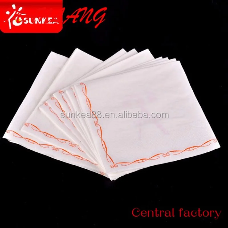 

Custom Custom table tissue folding printed paper napkin