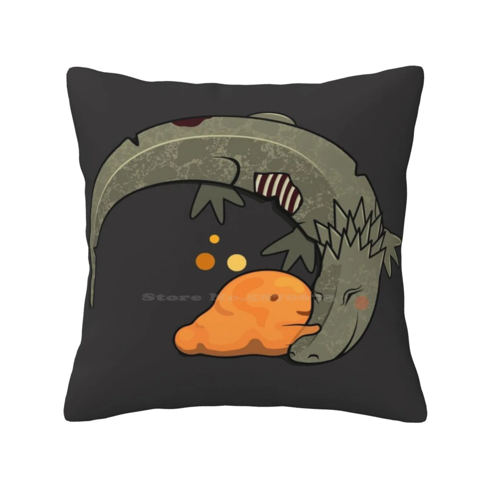 Scp-999 Scp-682 , Scp Foundation Fashion Sofa Throw Pillow Cover Pillowcase Foundation Tickle Monster Hard To Destroy Reptile