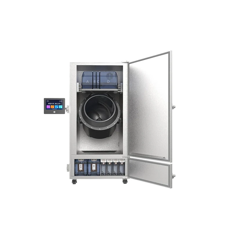 FOODLINE Compact Automatic Cooking Machine Small Floor Space Movable Casters Fast Food Shop Startup Processing Gear
