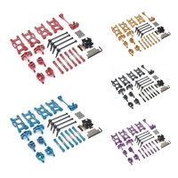 Metal Upgrade Steering Cup Linkage Swing Arm Drive Shaft Bearing For LC RACING 1/14 LC12B1 EMB-1H-DTH-MTH RC Car Parts