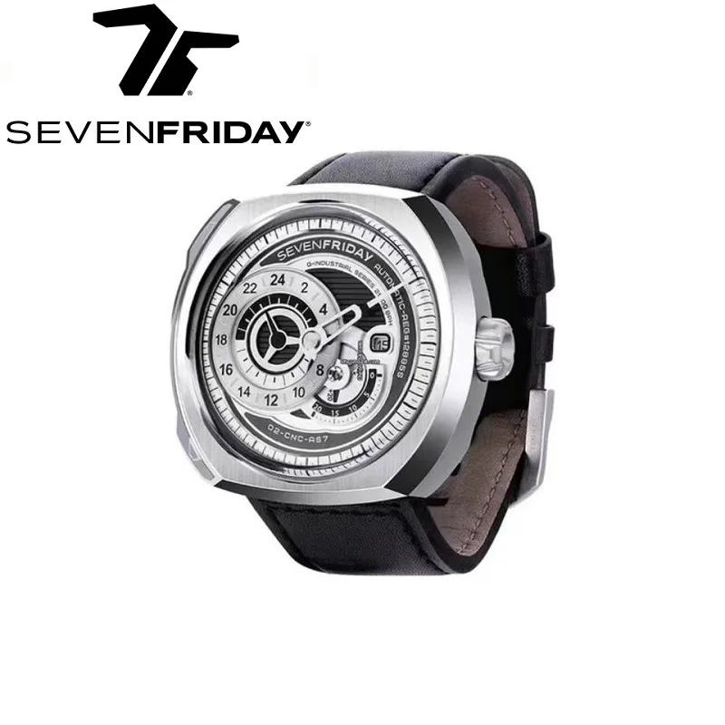 SEVENFRIDAY watch Q1/01 men\'s fully automatic mechanical watch P series waterproof fashion men\'s watch luxury brand mature men