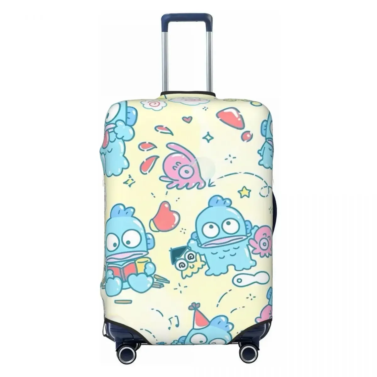 

Изготовленный на заказ забавный чехол для чемодана Hangyodon, чехол для багажа, защита для путешествий