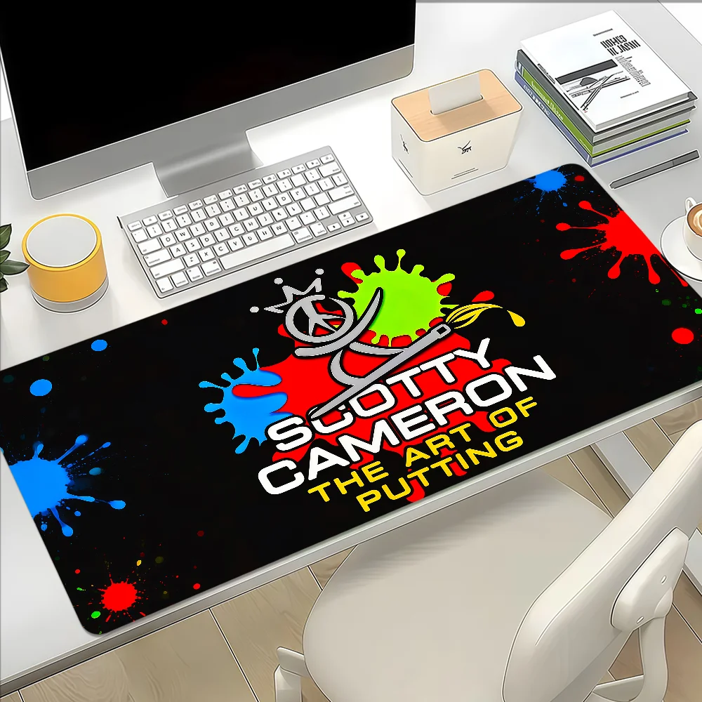 S-Scotty C-Cameron Mauspad Groß Rutschfest mit Randversiegelung Desktop-Computer-Schreibtischunterlage Tastatur-Schreibunterlage Büro Gamer Student