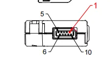 IX40G-A-10S-CV zu IX40G-A-10S-CVL2 IX Industrielles Ethernet-Kabel CAT6A Hochflexibles EtherCAT Servoverstärker-Kabel – Detail 1