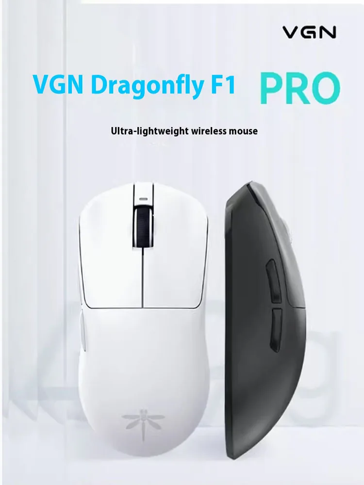 

Беспроводная Проводная Двухрежимная мышь Vgn Dragonfly F1, 2,4 ГГц, легкая высокопроизводительная мышь большого радиуса действия