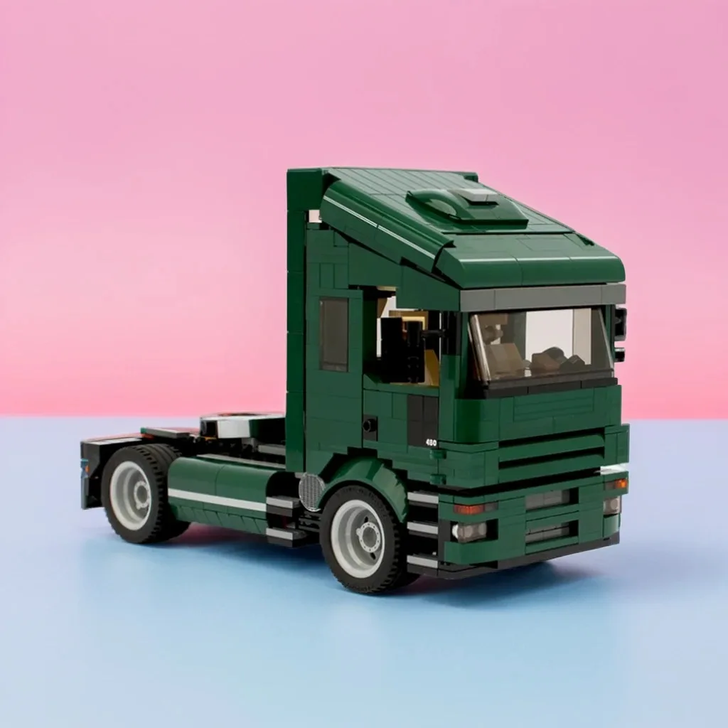 

888 шт. MOC Iveco Truck B модель PDF инструкции коммерческий автомобиль DIY модель строительные блоки игрушки на день рождения подарок