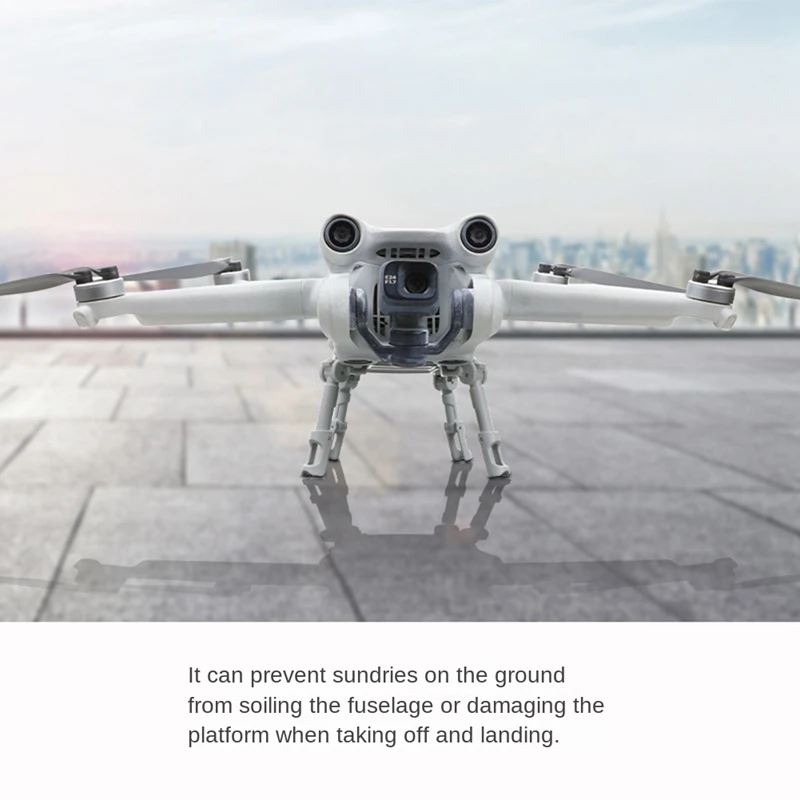 معدات الهبوط القابلة للطي للحام الذكي لـ Mini 3 Pro / MINI 3 ملحقات التثبيت السريع لارتفاع الطيران