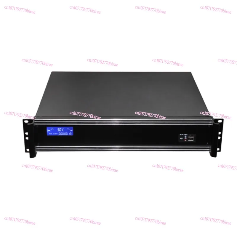 

2U Industrial Control Chassis 350 Short Rack Type Aluminum Panel Temperature Display Matx Main Board Industrial Computer Server