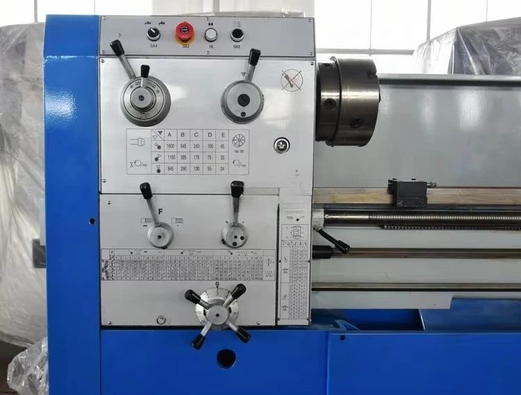 CD6250 Medium Flat Machine Manual Lathe Conventional Lathe Torno Large Spindle Hole Mechanical Lathe