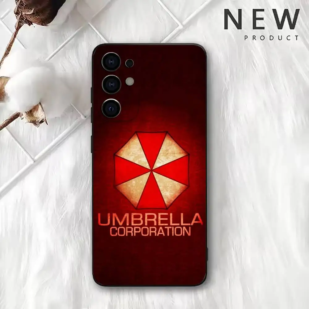 เคสโทรศัพท์ U-Umbrella Corporation สำหรับ Samsung S25,S24,S21,S22,S23,S30,Ultra,S20,Plus,Fe,Lite สีดำ