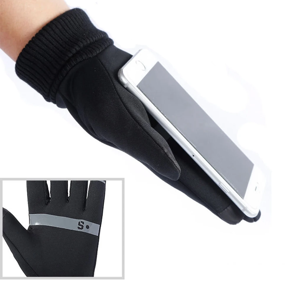 

Thickened Warm Ski Gloves Windproof Breathable Cycling Gloves For Outdoor Sports Motorcycling Rafting Paddling Canoeing Fishing