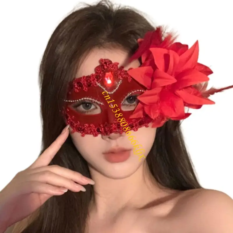 Mặt nạ Mardi Gras Sasquerades Mặt nạ Venice Đảng Mặt nạ nửa mặt cho lễ hội lễ Giáng sinh Halloween Halloween 066C