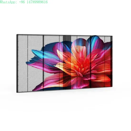 LEDCustom Waterproof DisplayLifelike Colors Transparent Video Display For Office Building Facades