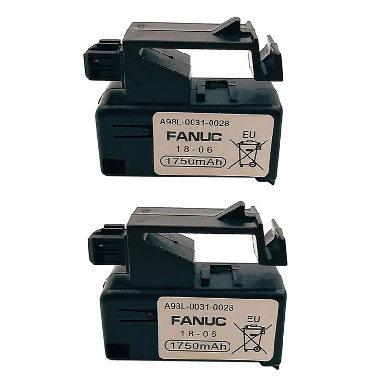 10PCS Original A98L-0031-0028 PLC Industrial Battery Pack for Fanuc CNC PLC Industrial System A02B-0323-K102 3V 1750mAh Battery