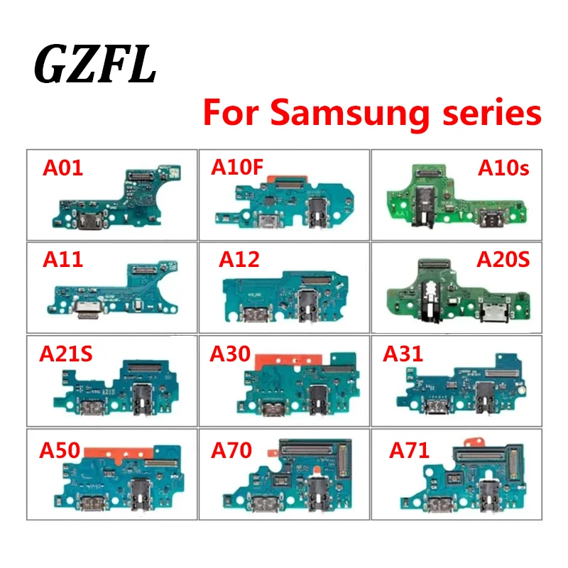 USB Charger Flex With Fasting Charger For Samsung Galaxy A01 A10 A10S A11 A12 A20S A21S Dock Connector Board Charging Port Flex