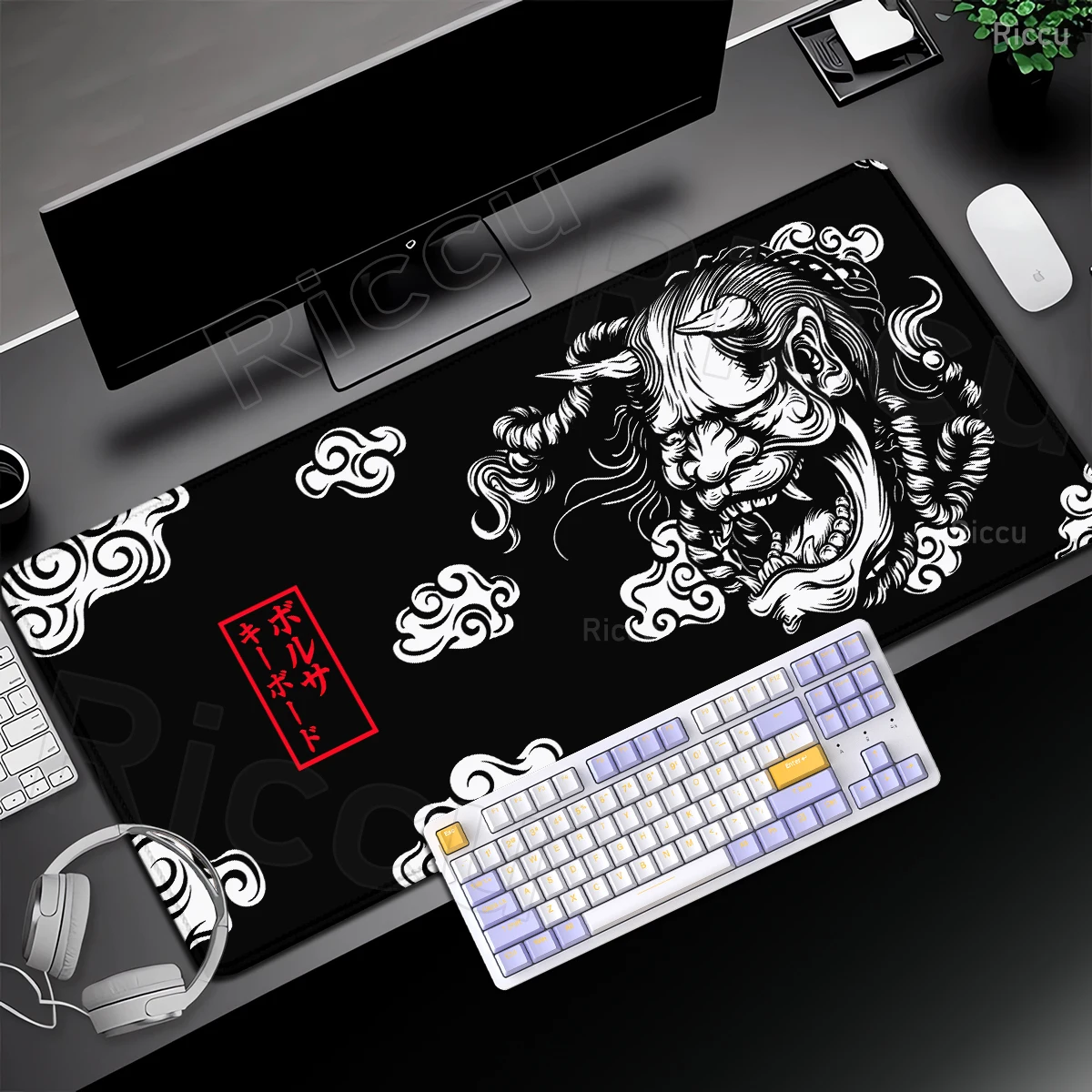 

Ghost Mask Mouse Pad Keyboard Mousepad XXL Large Mouse Mat Gaming Accessories Office Computer PC Gamer Laptop Extended Desk Mat
