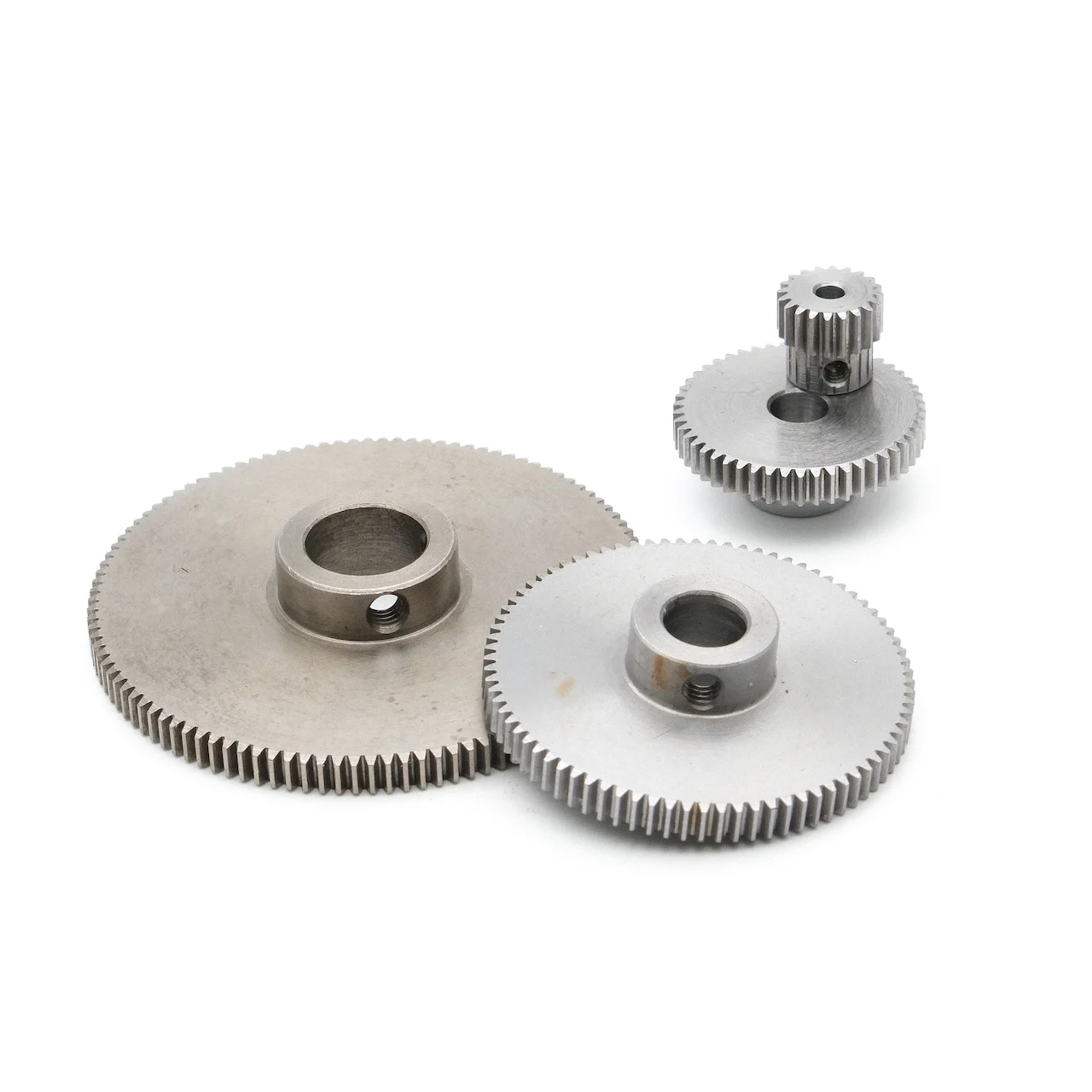 Metal Gearbox Motor Reducer Precision Gear 0.5 Module 16-110 Teeth Step Gear for Industrial Applications
