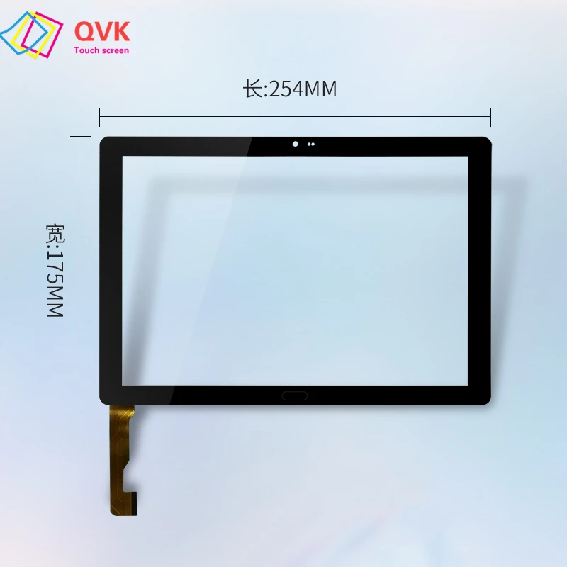 

New 10.8 inch Black Tablet Capacitive Touch Screen Digitizer Sensor External Glass Panel P/N DH-10257A2-GG FPC-733 CYH