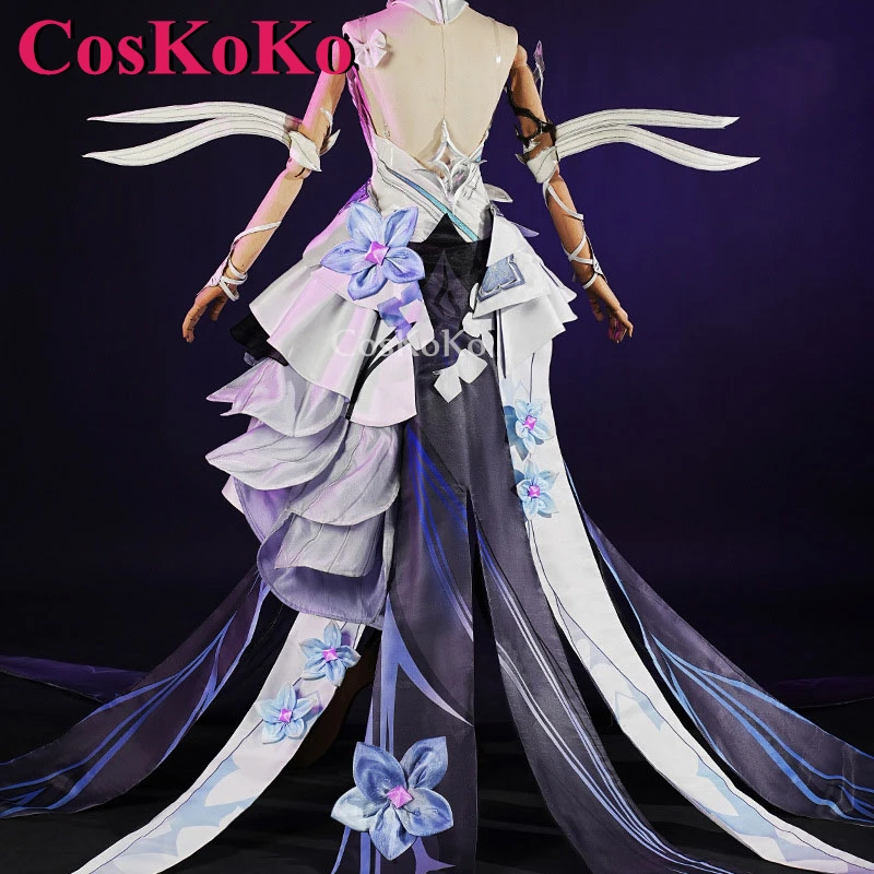 CosKoKo Seele Vollerei Cosplay Game Honkai Impact 3 Costume Sweet Elegant Dress Full Set Halloween Party Role Play Clothing New