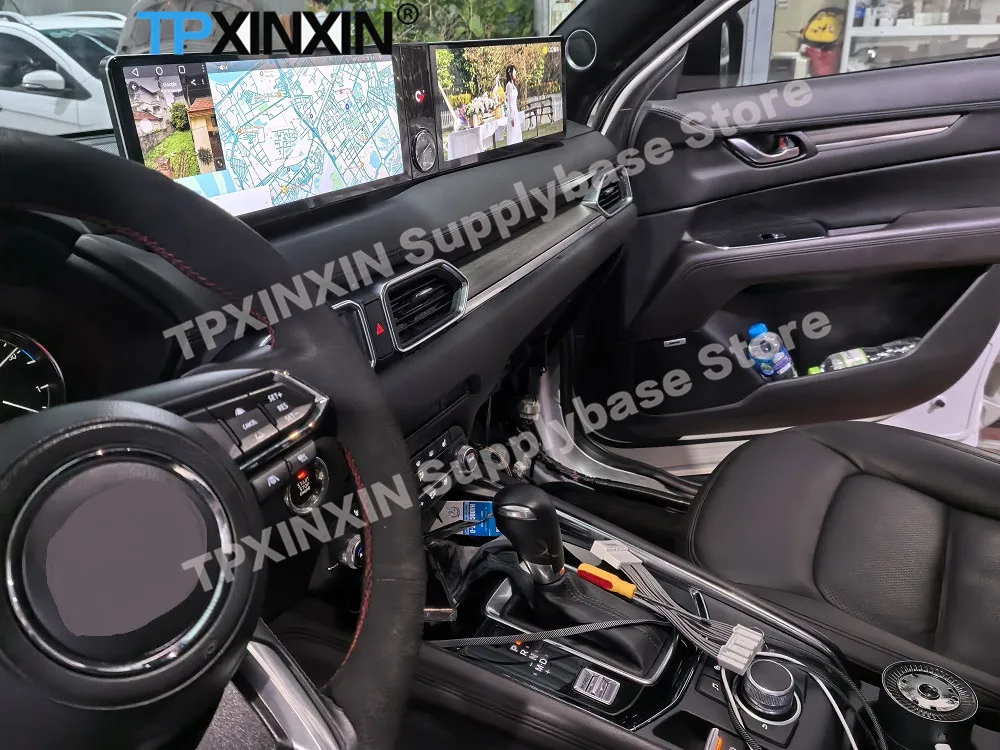 Dual-screen Interaction Android 13 For Mazda CX-5 CX5 Car Radio Multimedia GPS Navigation Video Stereo HD Screen Head Unit