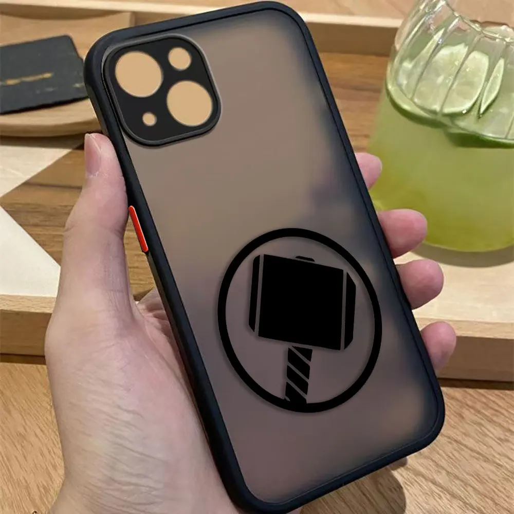 Matowe etui na telefon Marvel Iron Spider-Man Hulk dla HUAWEI P40 MATE 20 30 NOVA 3I 4 7 7I 6 Y70 Y6P Y9 HONOR 20 70 90 X7 X8