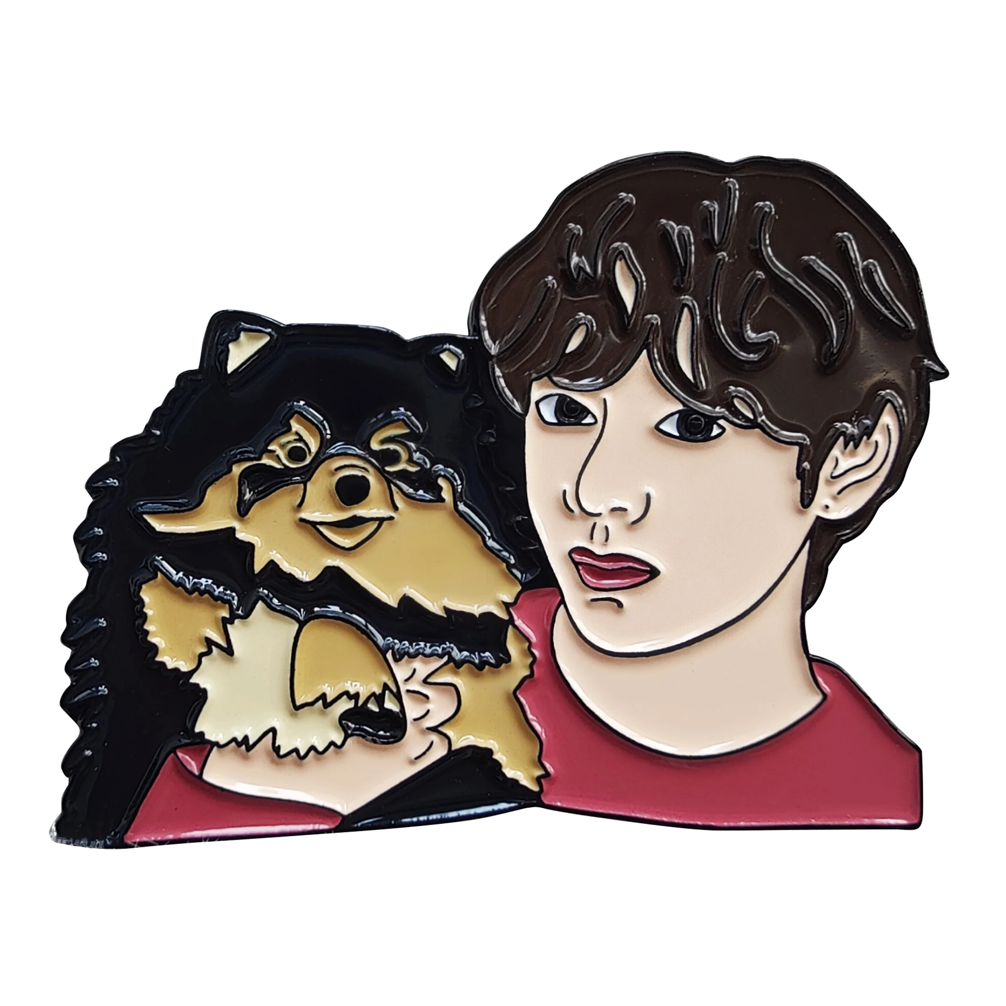 Значок V Kim Taehyung & Yeontan, металлический значок, аксессуары для ювелирных изделий Значок V Kim Taehyung & Yeontan, металлический значок, аксессуары для ювелирных изделий