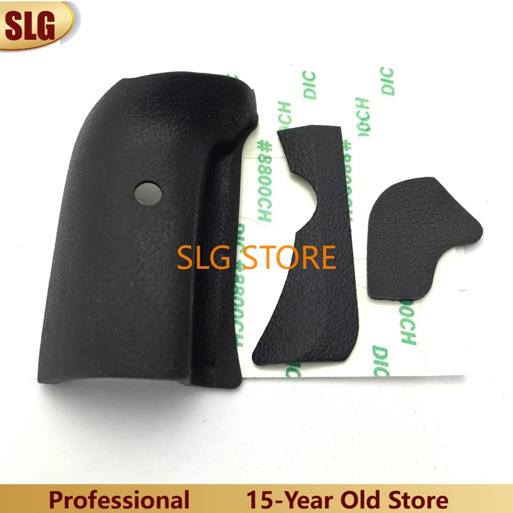 100% nuevo Original D5300 agarre frontal lateral cubierta de goma para pulgar trasero con unidad de cinta adhesiva para pieza de cámara Digital Nikon D53000