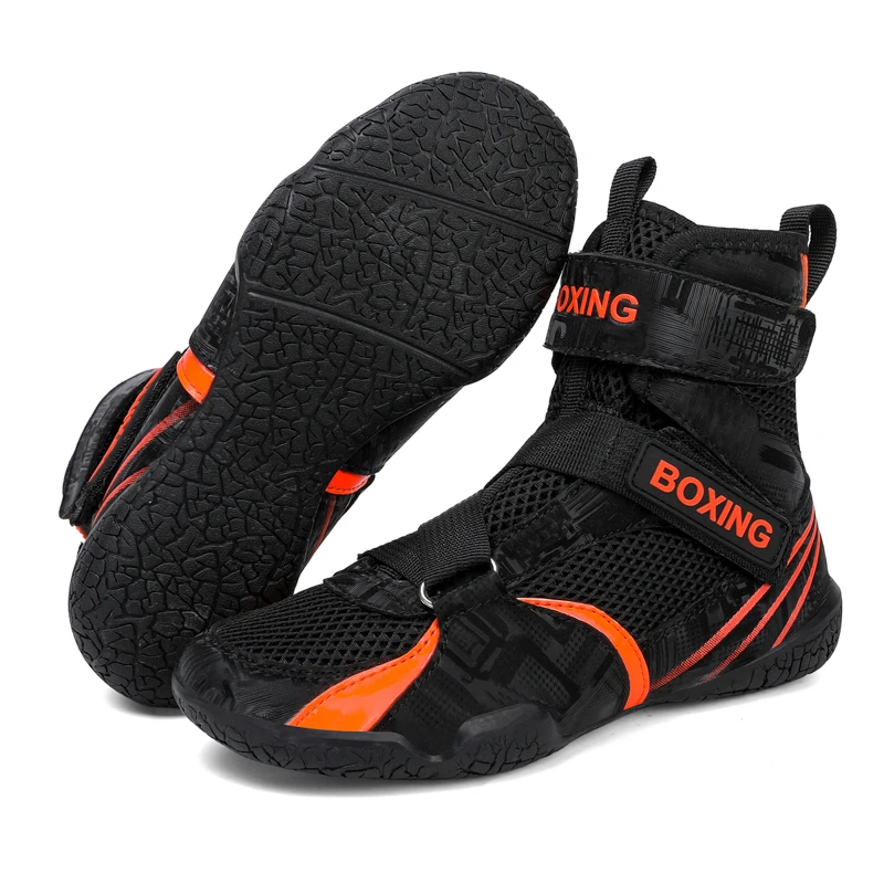 New Winter 2025 Bestseller: Lightweight Breathable Professional Anti-Friction Anti-Slip Wrestling Shoes Training Boxing Shoes