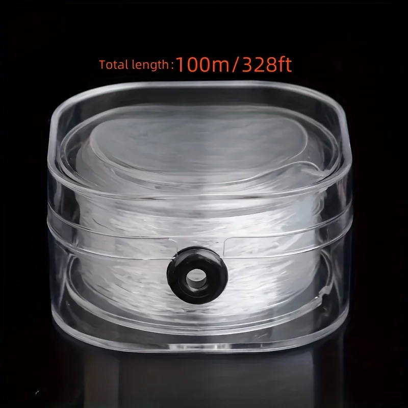 99.97meterPremium ElasticBeading Cord Transparent Stretch StringJewelry Making Bracelets Necklaces Portabl BoxDurableTangle Free image 5