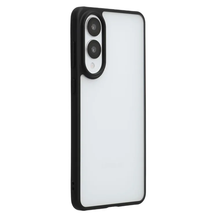 

X-LEVEL For Samsung Galaxy S25 Edge Case PC + TPU Matte Finish Protective Phone Cover - Black