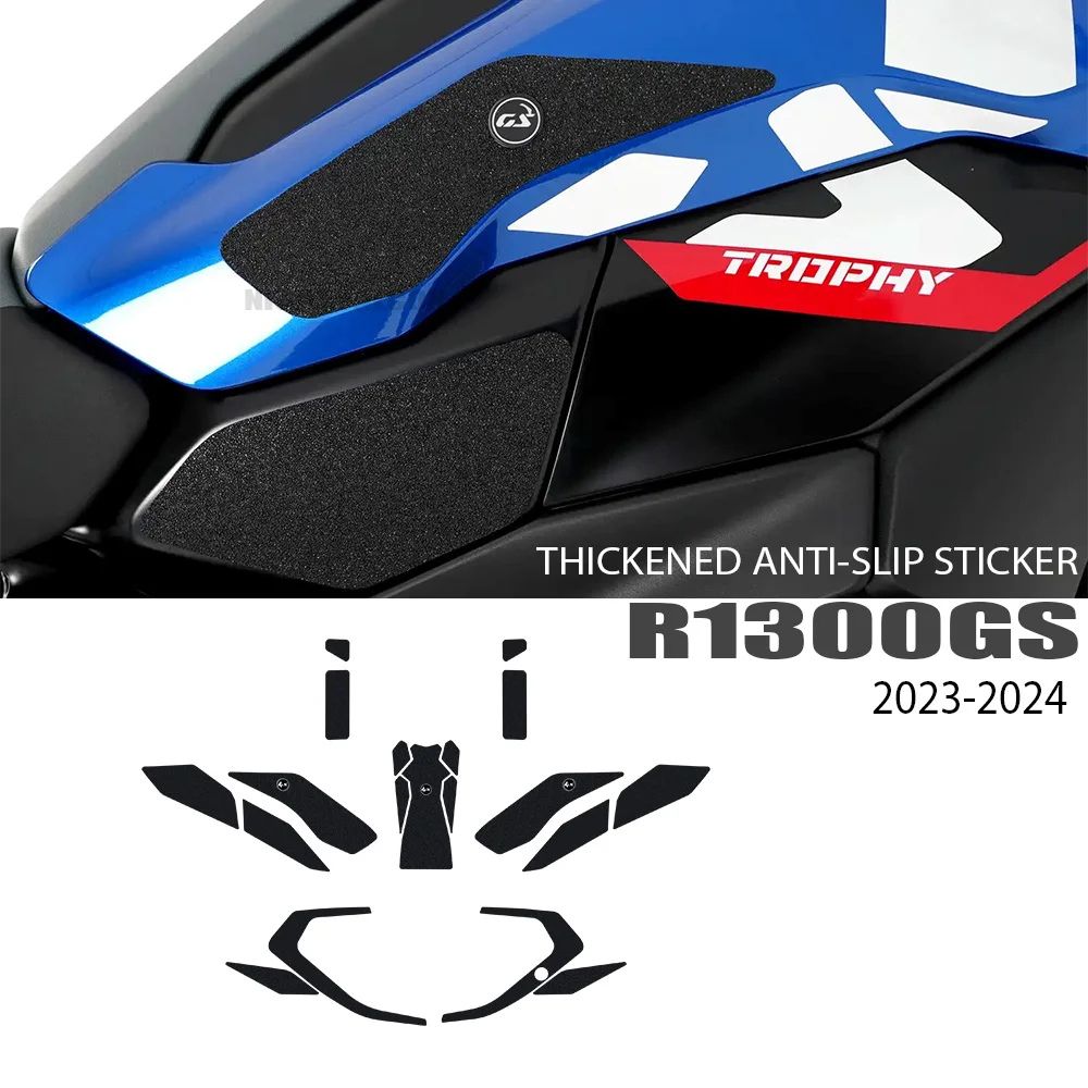 R 1300gs 2023 zubehör tank pad panzerung verdicktes gummis chutz aufkleber kit für bmw r1300gs r 2024 gs 2016-2018