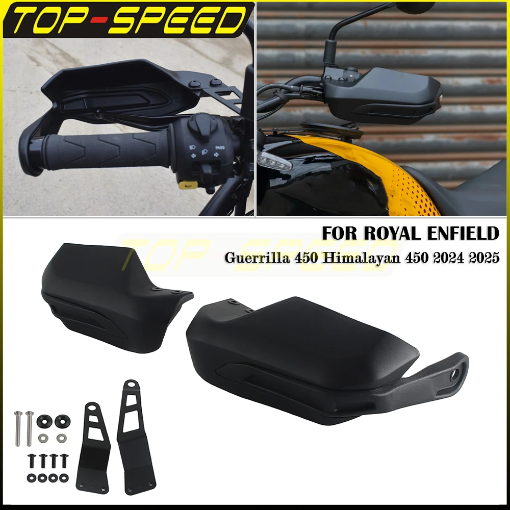 For Royal Enfield Himalayan 450 Handguard Motorcycle Hand Guard Shield Hand Protector For Royal Enfield Guerrilla 450 2024 2025
