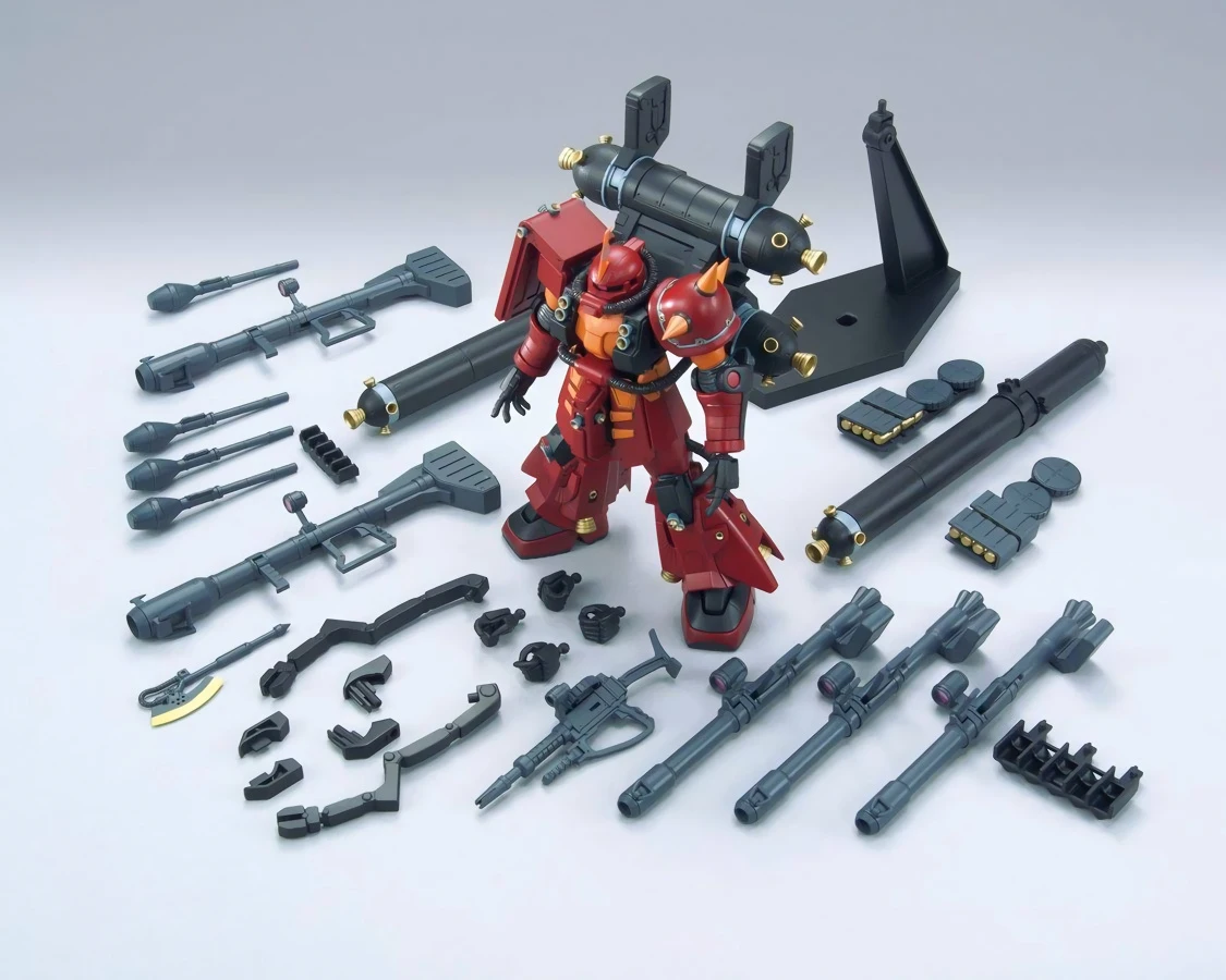 WEIMEI PSYCHO ZAKU HG 1/144 WM HIGH MOBILITY TYPE ZAKU II MS-06R THUNDERBOLT VER Assemble Model Mecha Toys