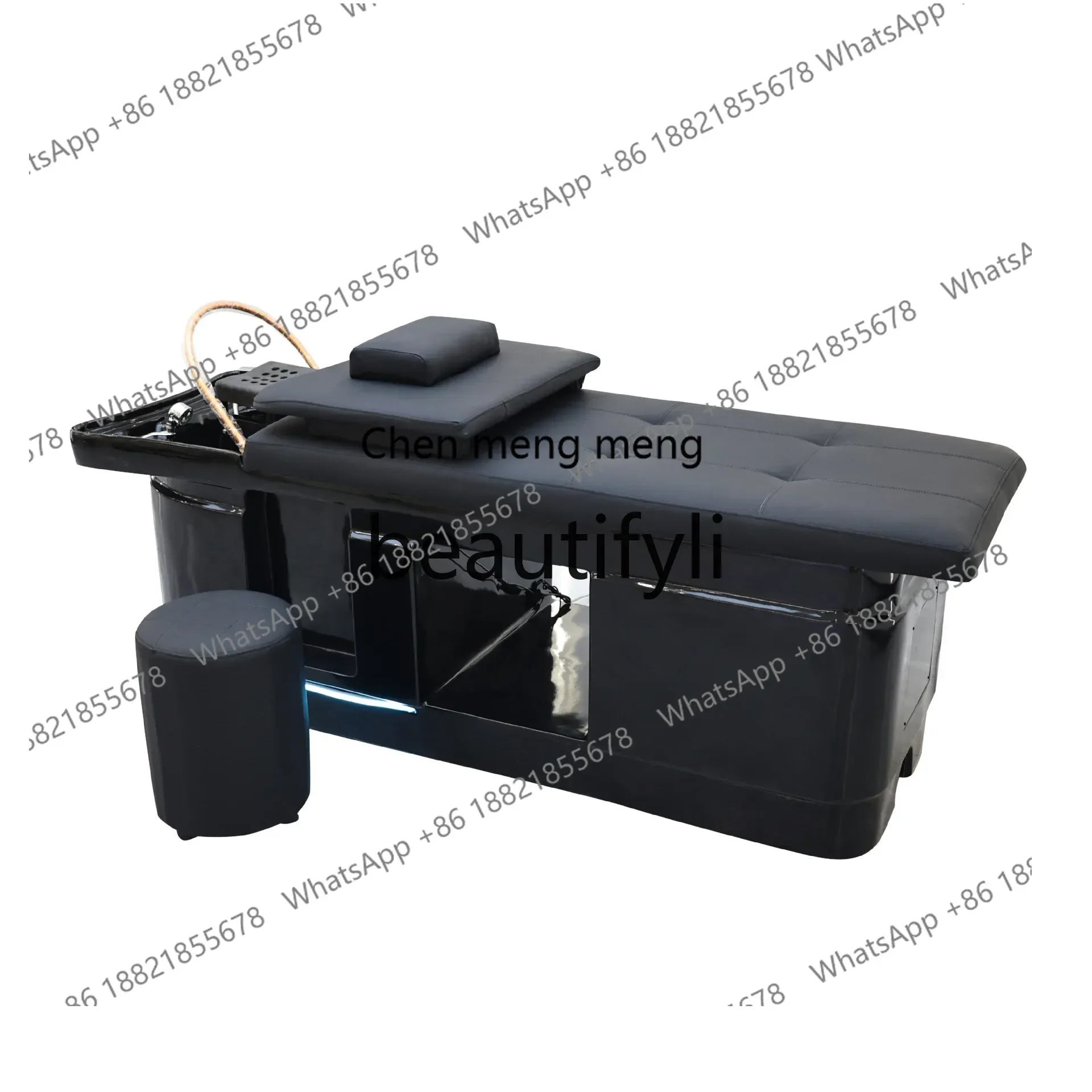 

Интегрированная массажная кровать из FRP, кровать для шампуня с циркуляцией воды