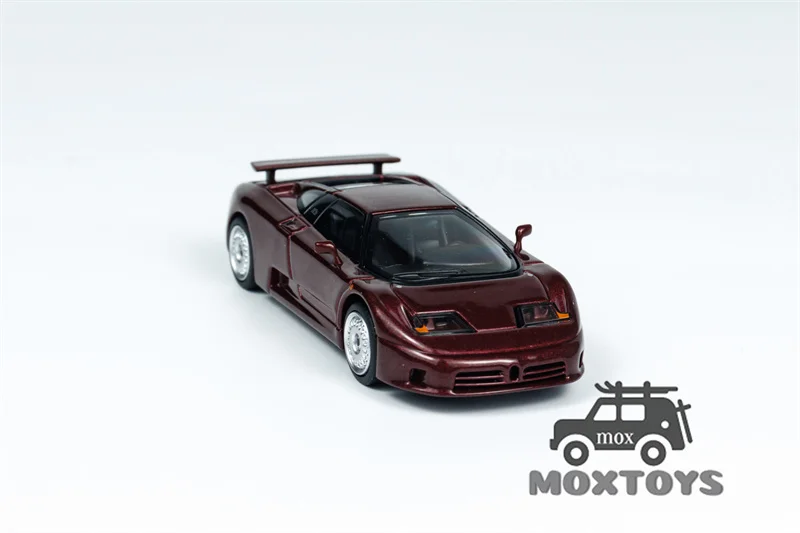 MINI GT 1:64 EB110 GT Dark Red Metallic LHD Diecast Model Car