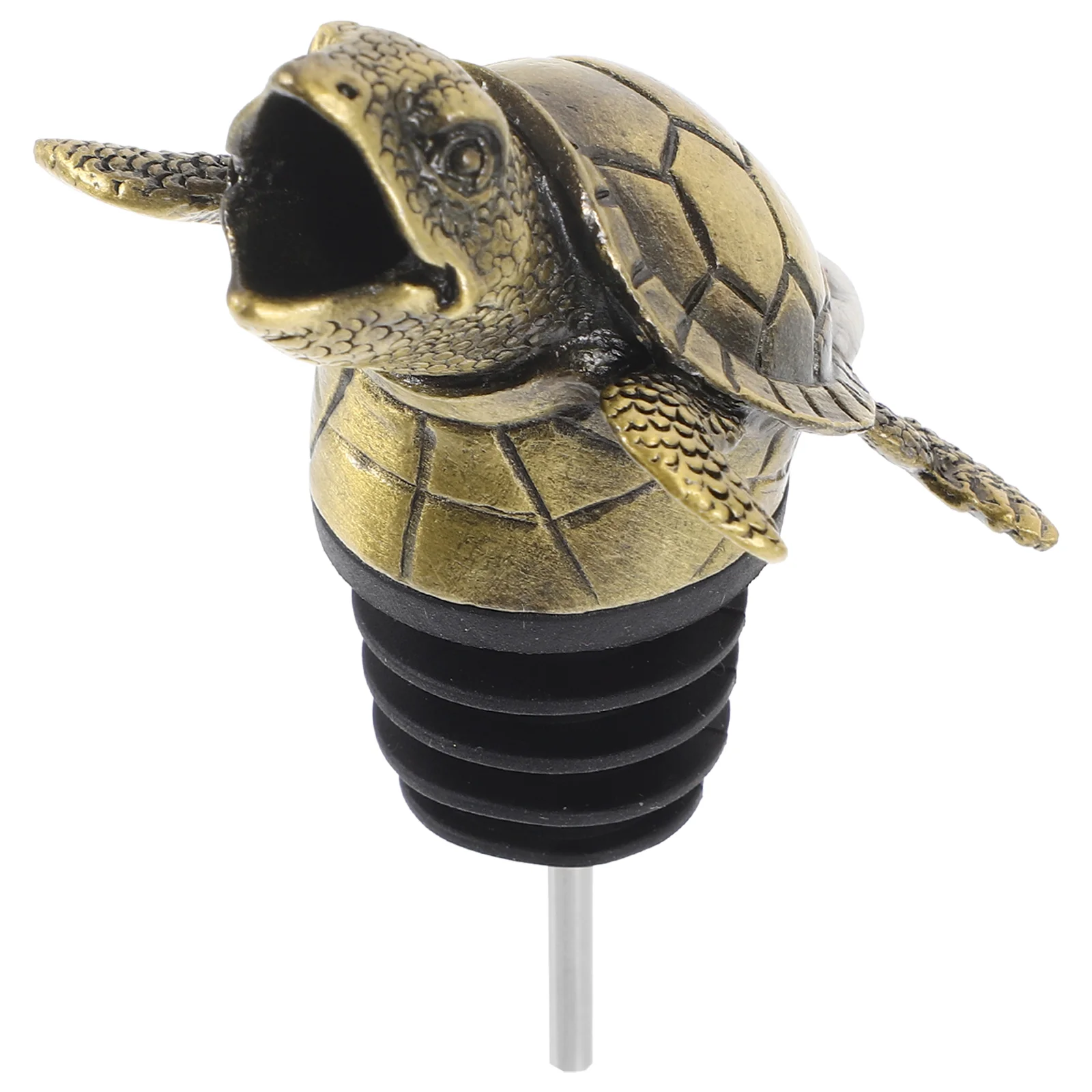 Simulated Turtle Pourer Bottle Pourers Spouts Shot for Bottles Oil Olive Dispenser Decorate