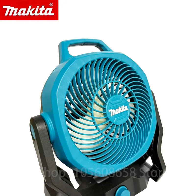 Makita Cordless Table Fan Portable Camping Fan Multi‑Use Tiltable Head 3‑Speed Adjustment Powered Desktop & Floor Cooling Fan