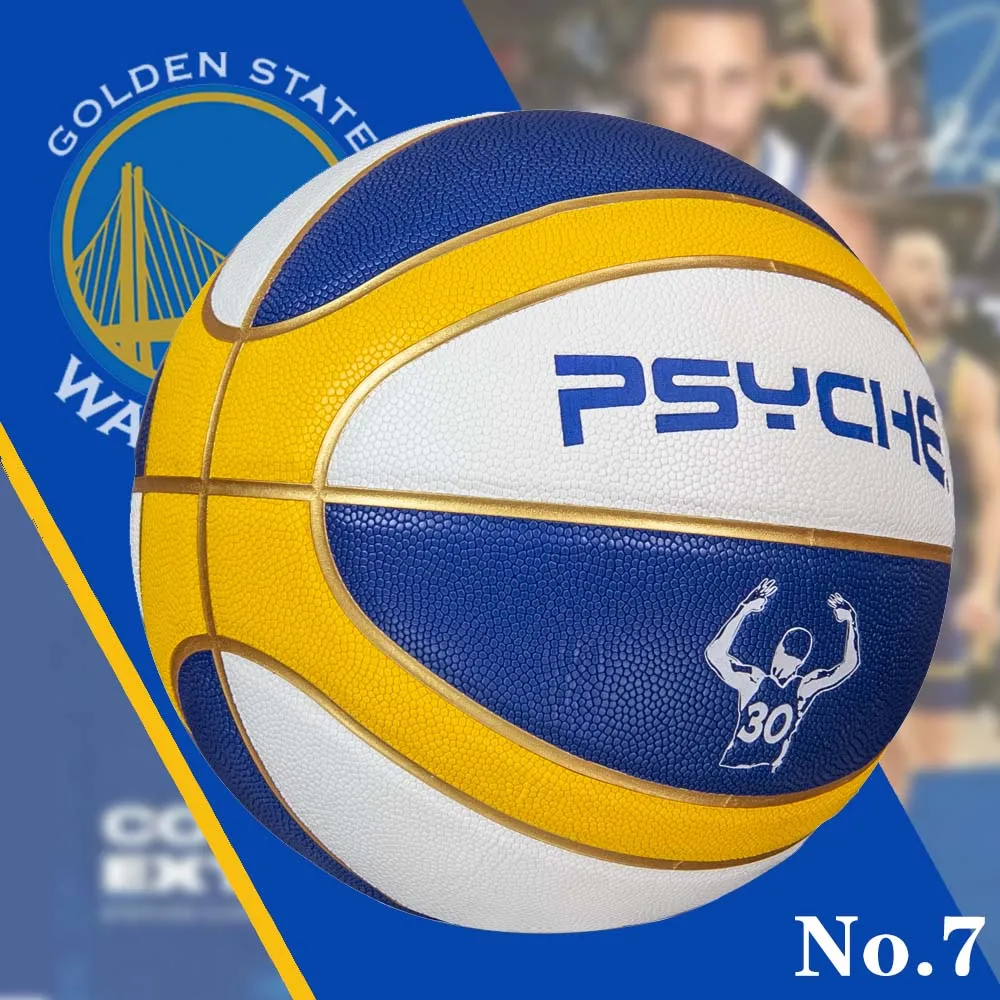 

PSYCHE Outdoor Indoor Match Training Basketball PU Soft Leather Anti Slip Wear-Resistant Basketball Accessories ‌Streetball Ball