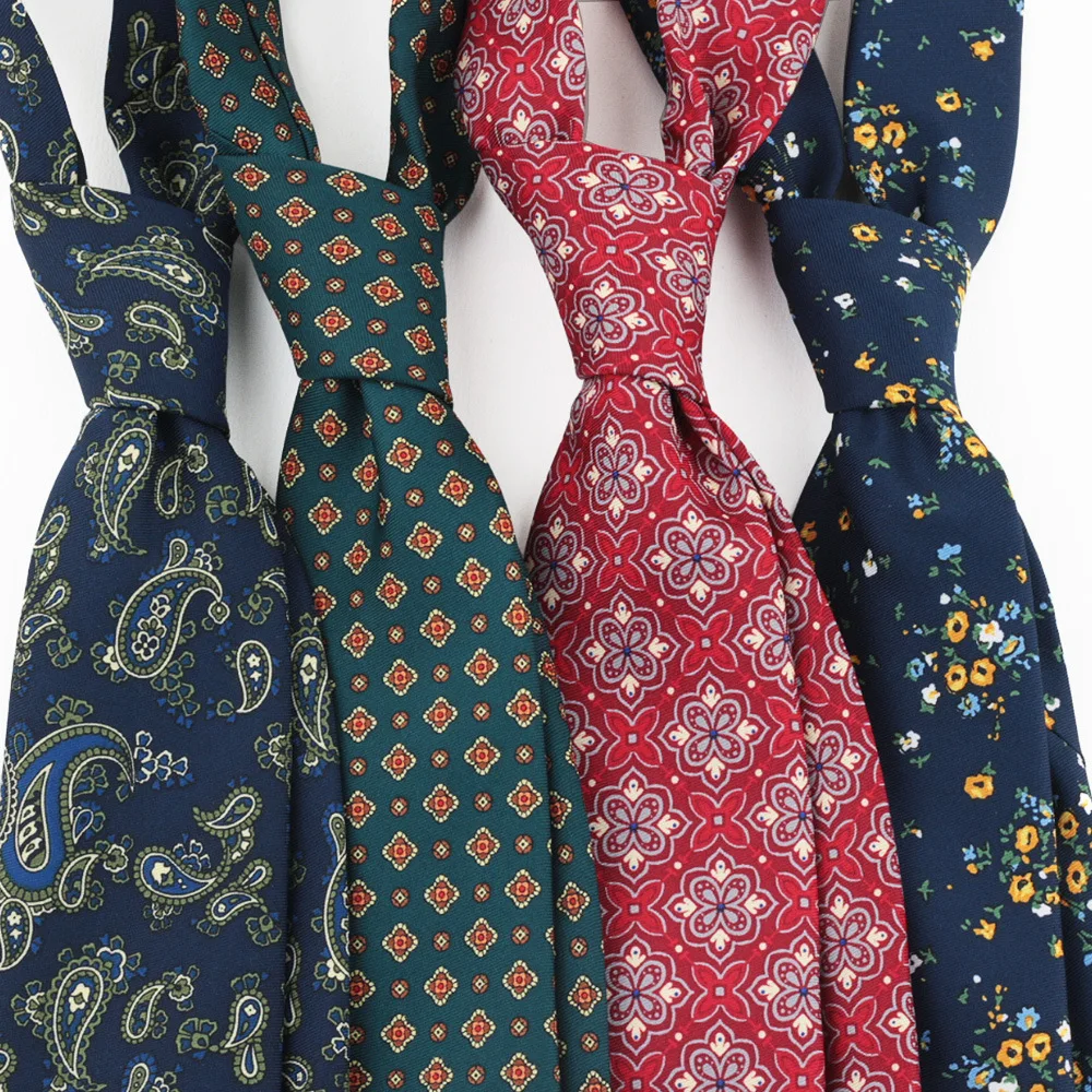 Linbaiway New Business Neck Ties for Men Formal Floral Jacquard Wedding Party Neckties Corbata Neckwear Gravatas Cravat