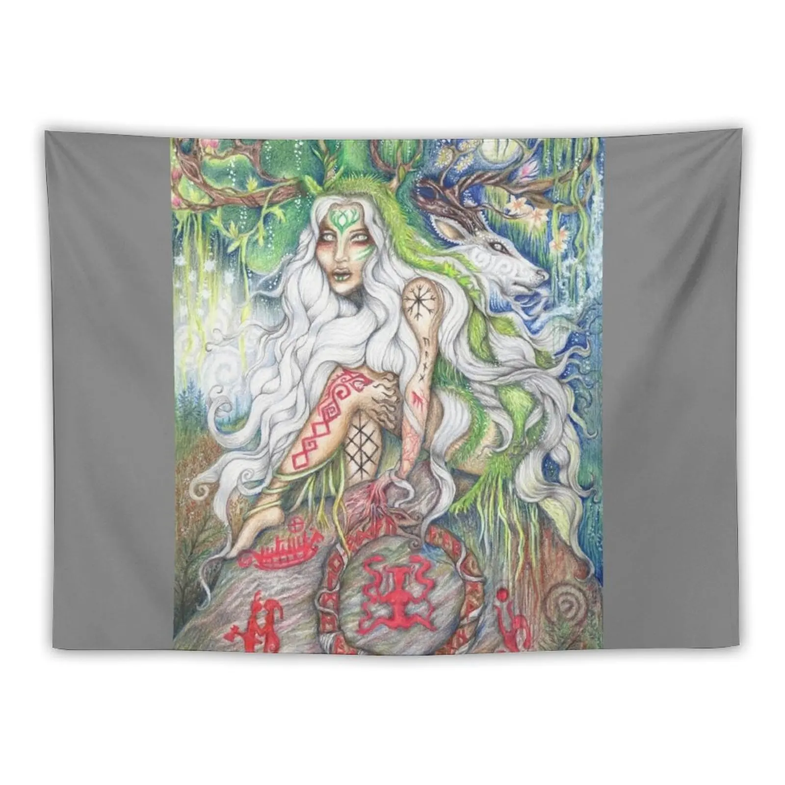 

Wild Ancient Vlva Tapestry Decoration For Rooms Decoration Bedroom Decoration Home Bedroom Decor Aesthetic Tapestry