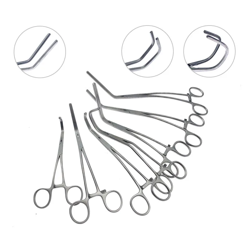 

Vascular Clamps Aortic Exclusion Clamp Atraumatic Tips Cardiovascular surgical instruments