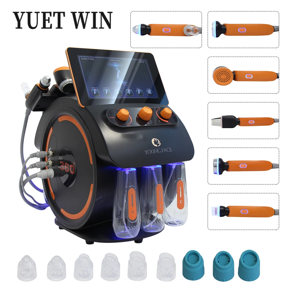 YUNE WIN المياه الأكسجين جلدي آلة الوجه شد الجلد تجديد الوجه رفع الجلد الجمال التطهير فقاعة المعدات #1