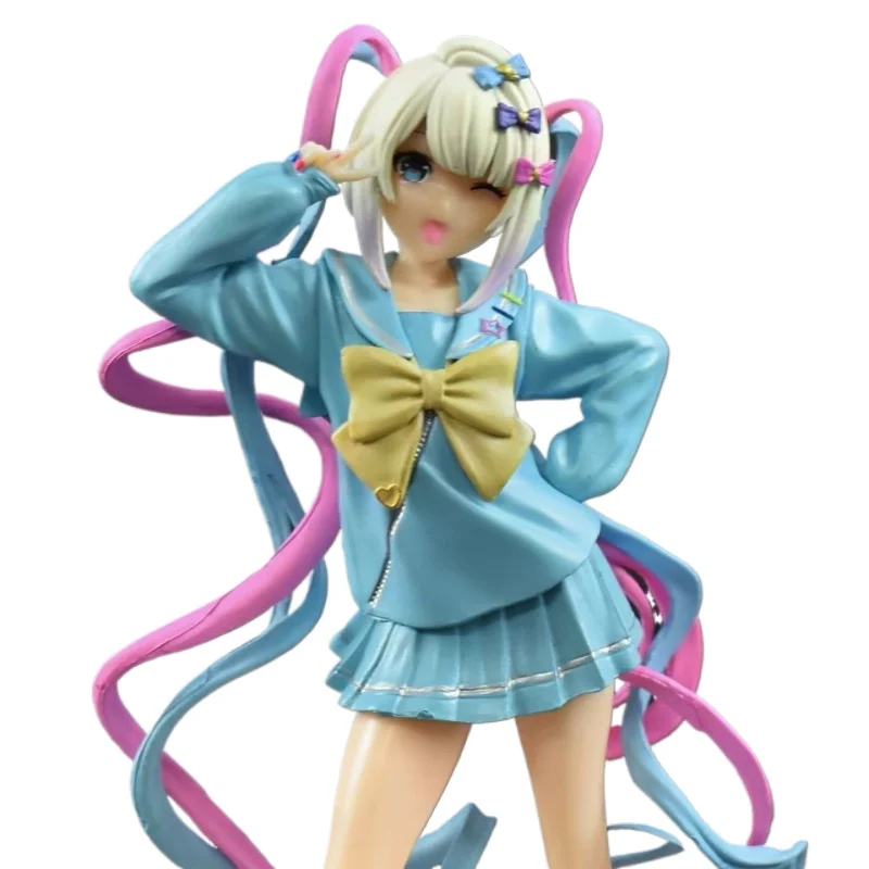 17cm Needy Girl Overdose Anime Figura Pop Up Parade KAngel Figuras de ação Virtual Uploader Coleção PVC Modelo Ornamentos Brinquedos