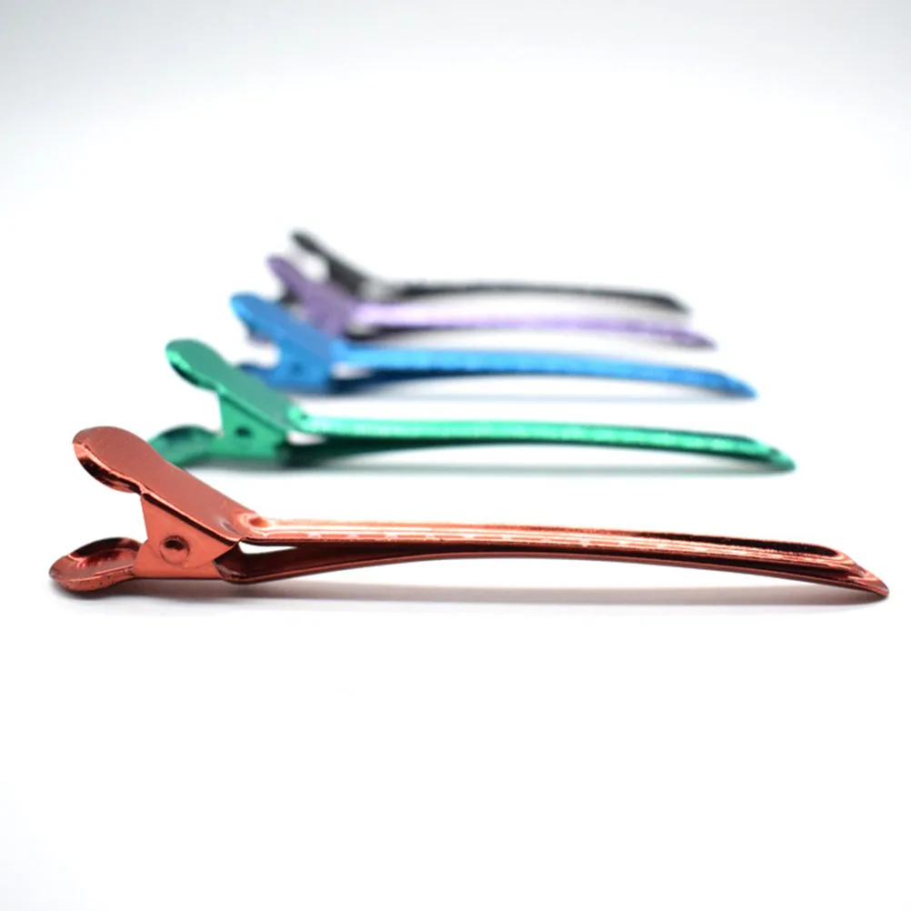 

12pcs Duckbill Hair Clips Durable Slip Proof Metal Hairpins for Styling Girl Hair Accessories Salon Tool Home Use